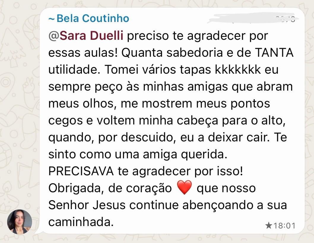 Depoimento comunidade